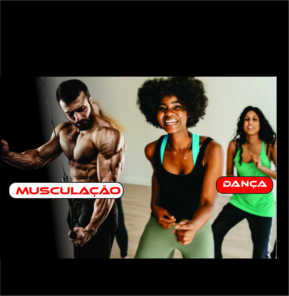 COMBO 5X MUSCULAÇÃO+3X DANÇA(ESCOLHA UMA DANÇA)